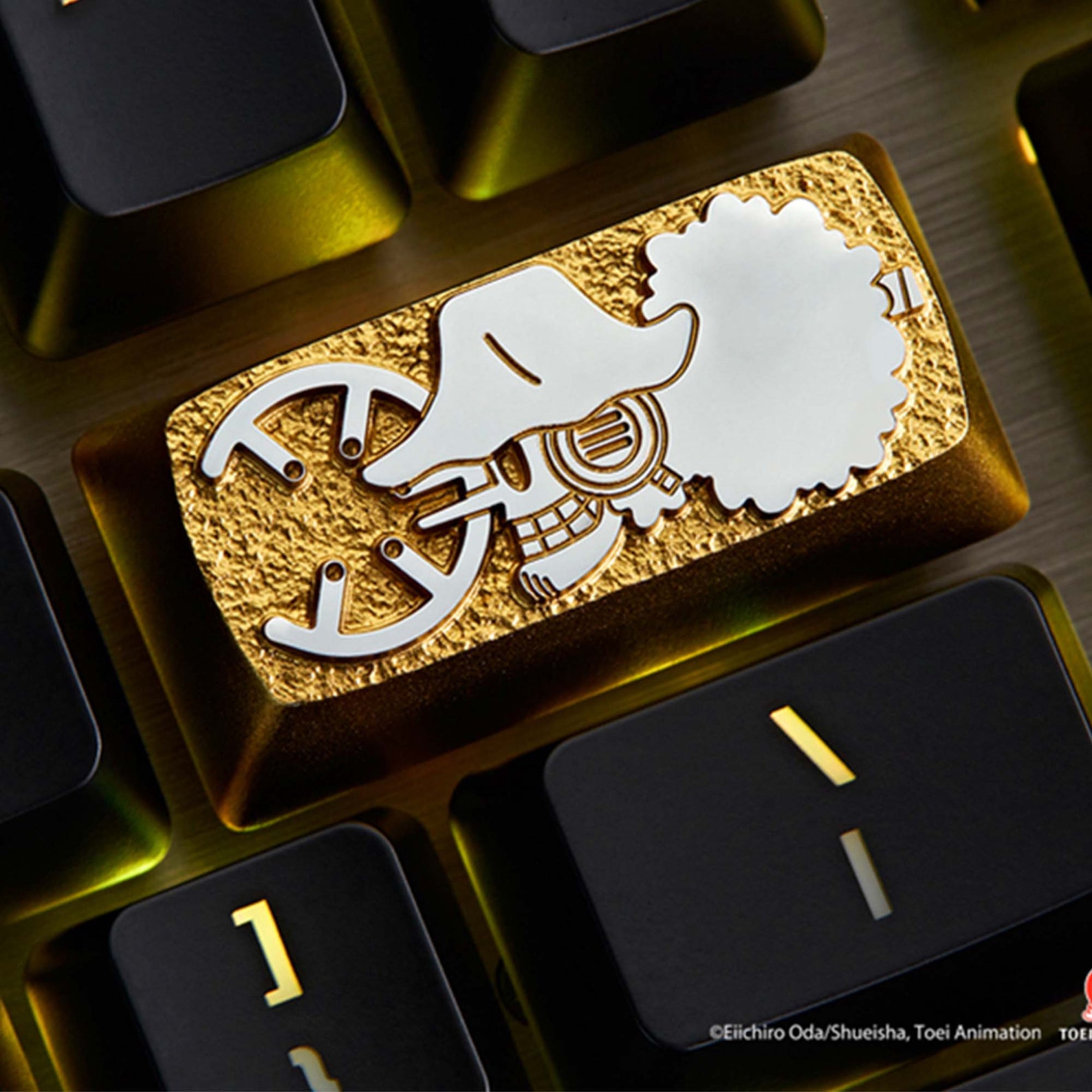 One Piece Usopp Metal Keycaps Anime Keycaps Custom Artisan Etsy