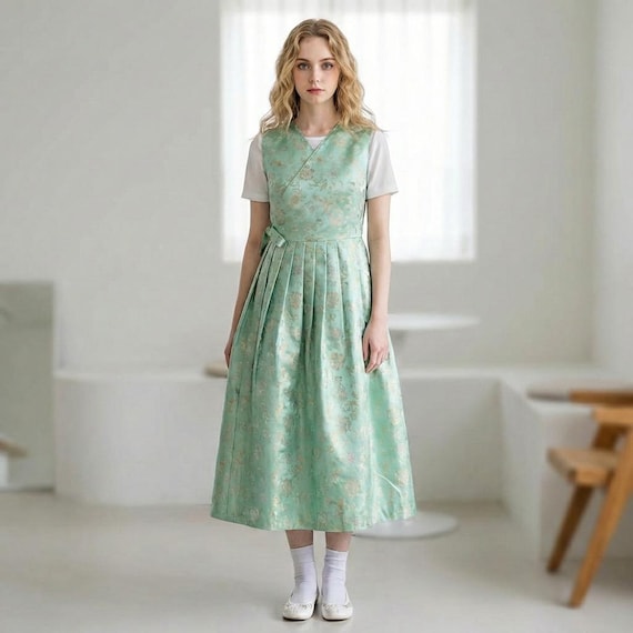 mint green dress with gold Custom Order - Chloe Ethereal Fairy Nymph 3 Piece Mint Green Tulle & Gold  Lace Greek Goddess Bridal Wedding Ball Gown Set