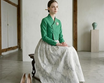 Maßgeschneidertes Hanbok 2-teiliges Kleid, Nadiya Chollik, Bridal Shower