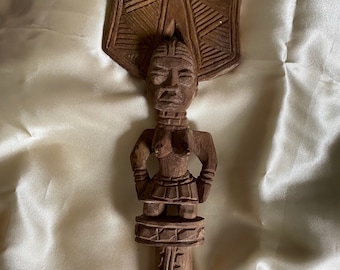 Topór de santo pa Chango o oya ose Shango ose Oya wykonany ręcznie zgodnie z tradycją