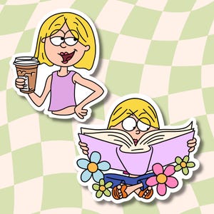Lizzie Sticker || 90s Stickers || Waterproof Sticker || Laptop Stickers || Sticker Aesthetic | Retro Stickers | Water Bottle Sticker