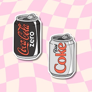 POP Sticker || Diet Soda Sticker || Laptop Stickers || Waterproof Stickers || Girly || Food Stickers || Can Stickers