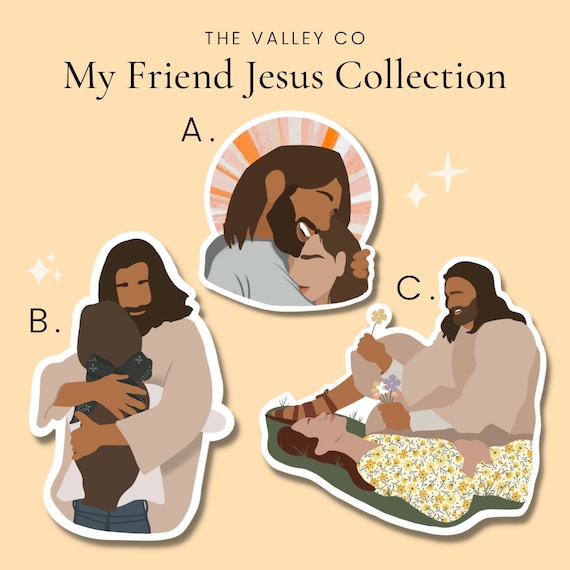 Jesus Stickers Faith Stickers Bible Stickers Waterproof Stickers Laptop  Stickers Water Bottle Stickers King Jesus 