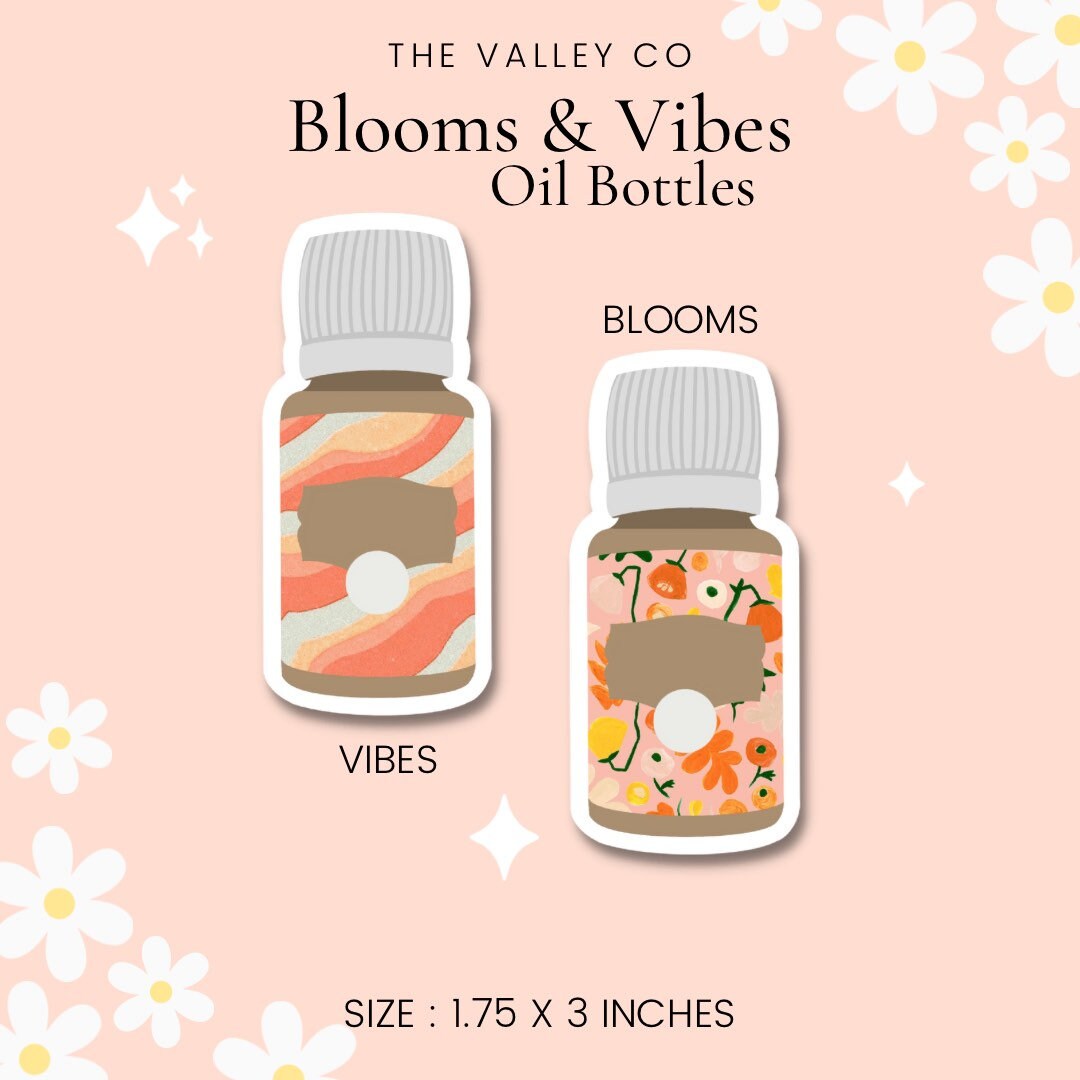 Oil Bottle Stickers Young Living Stickers Oil Stickers Etsy UK