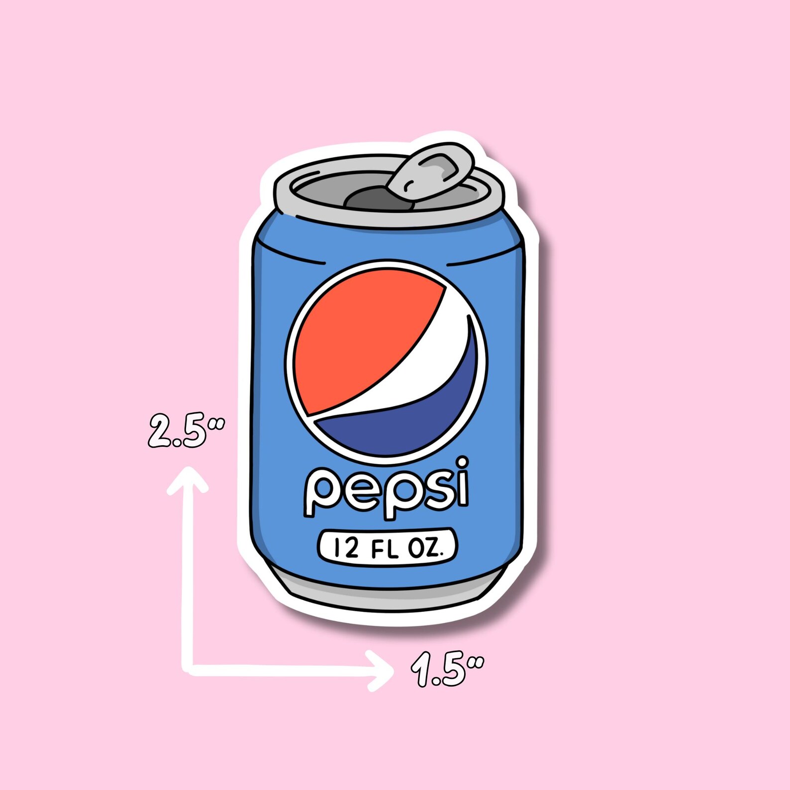Can Sticker Soda Can Sticker: Waterproof Laptop Decal - Etsy