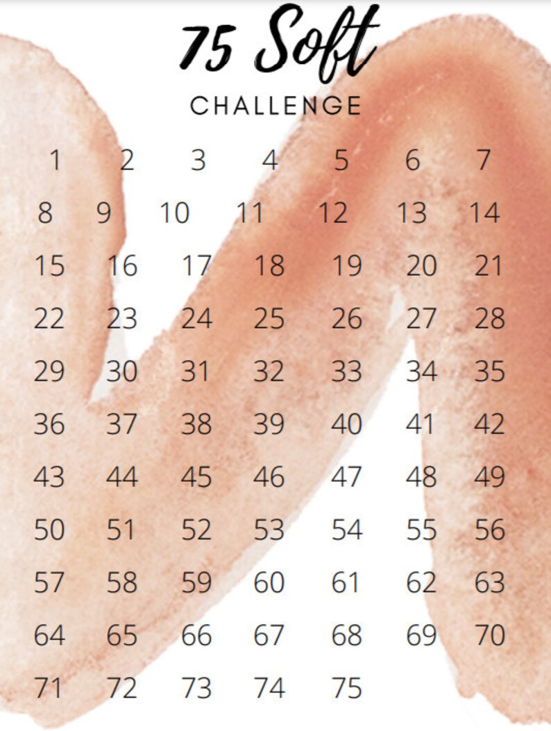 70 Soft Tracker 75 Soft Tracking Templates & Habit Tracker - Etsy