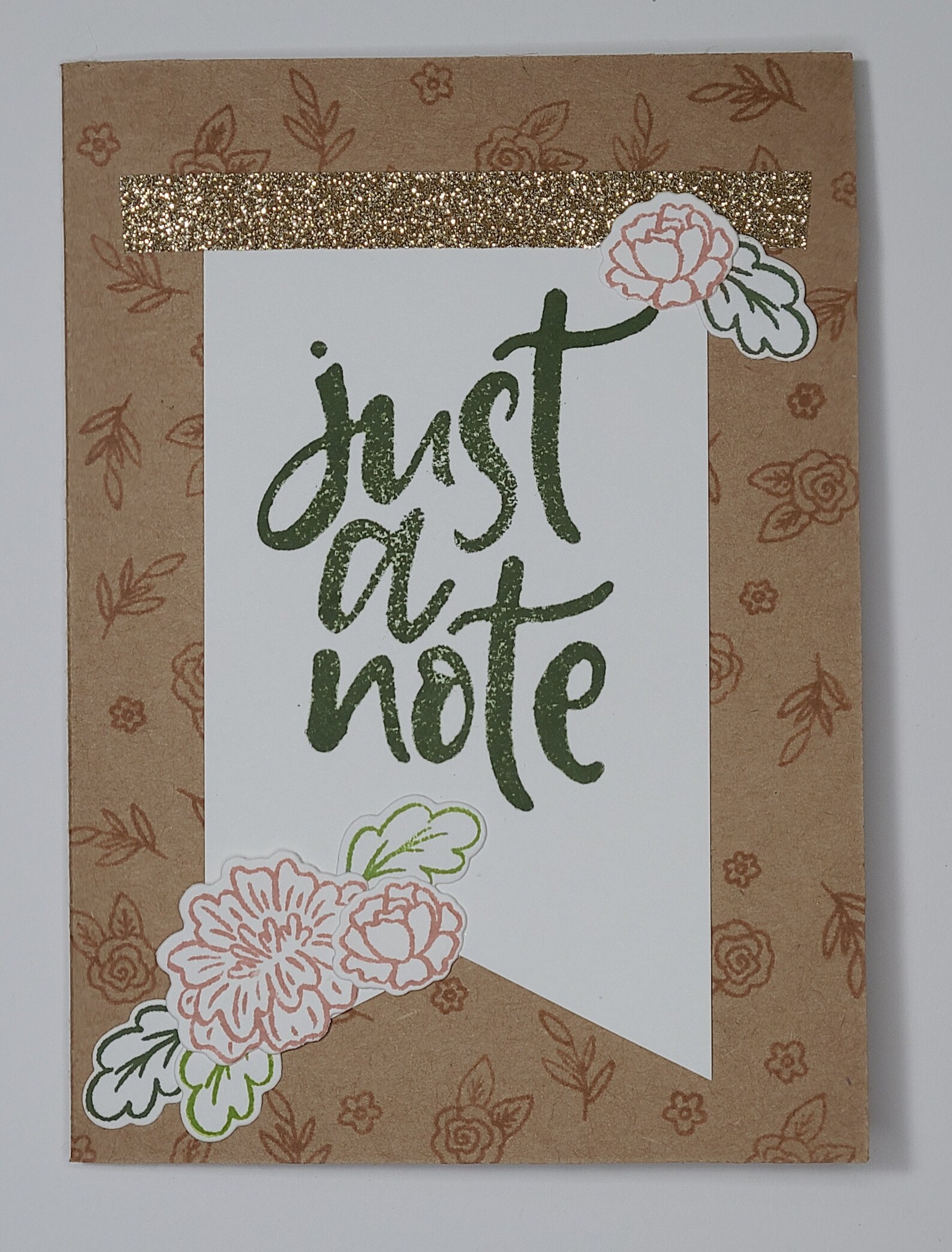 Just a Note Greeting Card Etsy