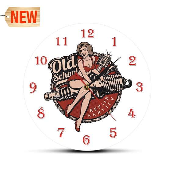 Car repair service Wall clock auto mechanic clock car repair Etsy