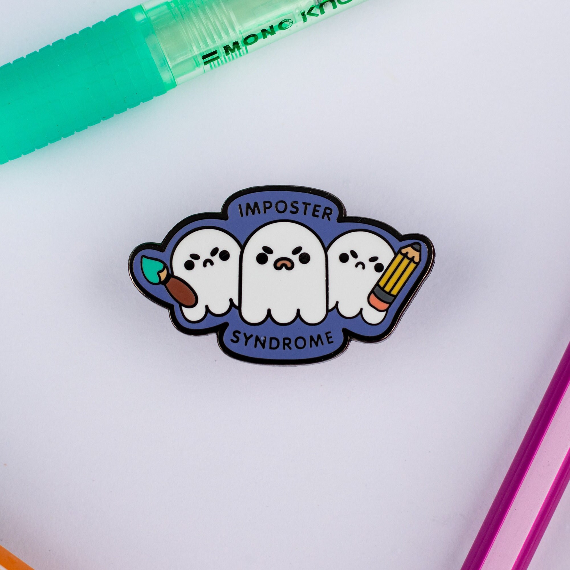 Imposter Pin Imposter Syndrome Enamel Pin - Etsy