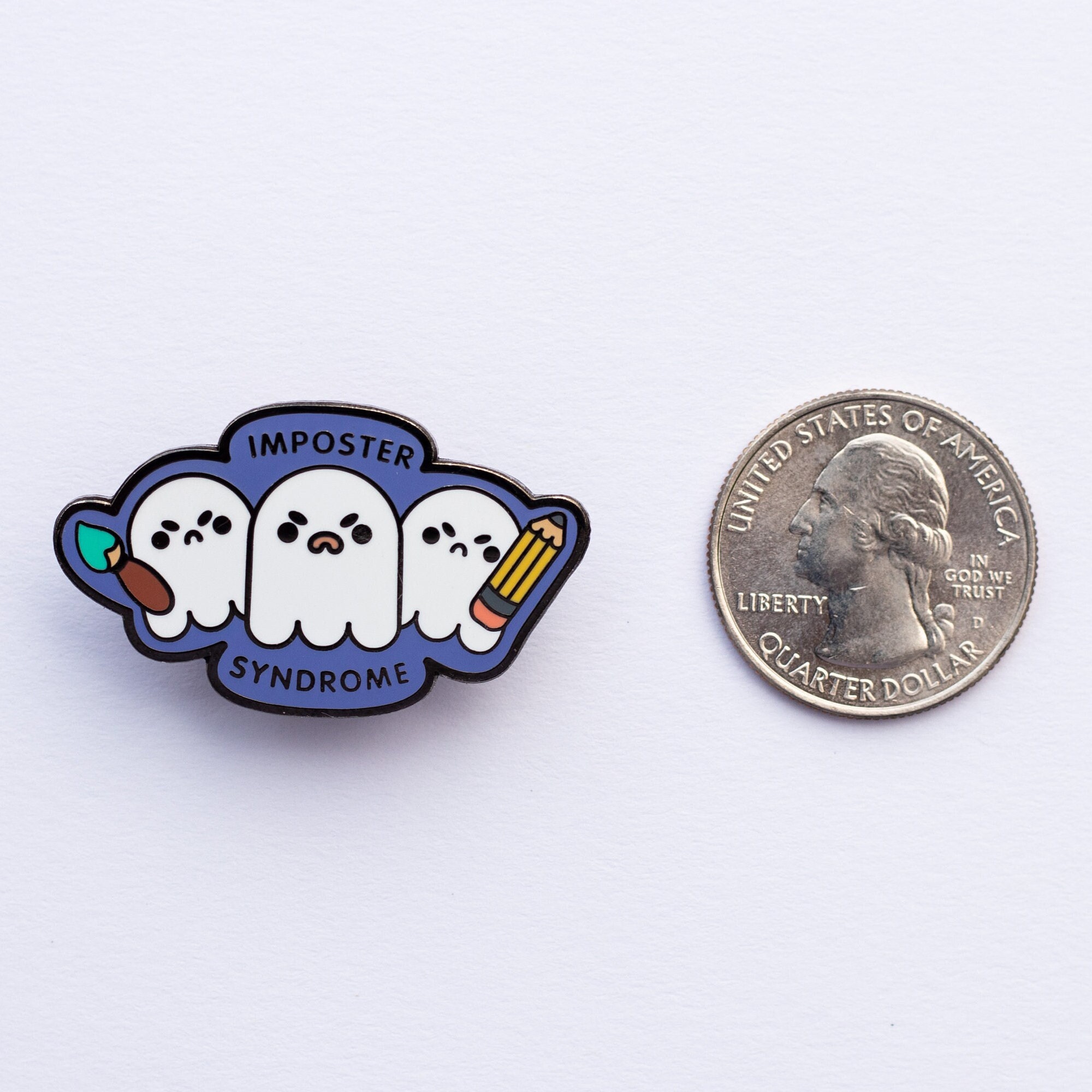 Imposter Pin Imposter Syndrome Enamel Pin - Etsy