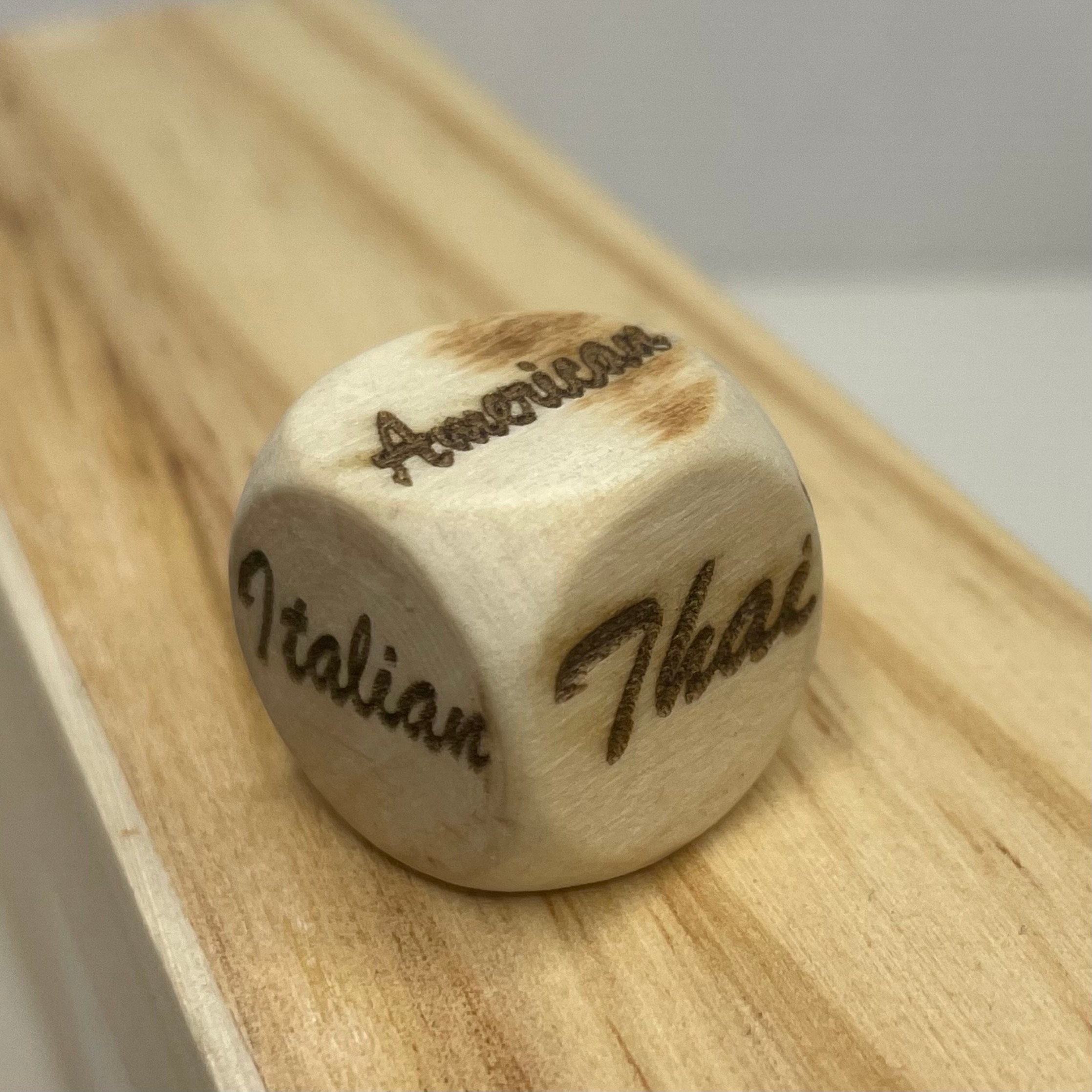 Food Decision Dice A Great Way to Plan Your Day Restaurant Etsy