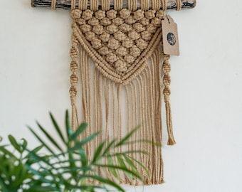 Mini Moon 3 - macrame wall hanging