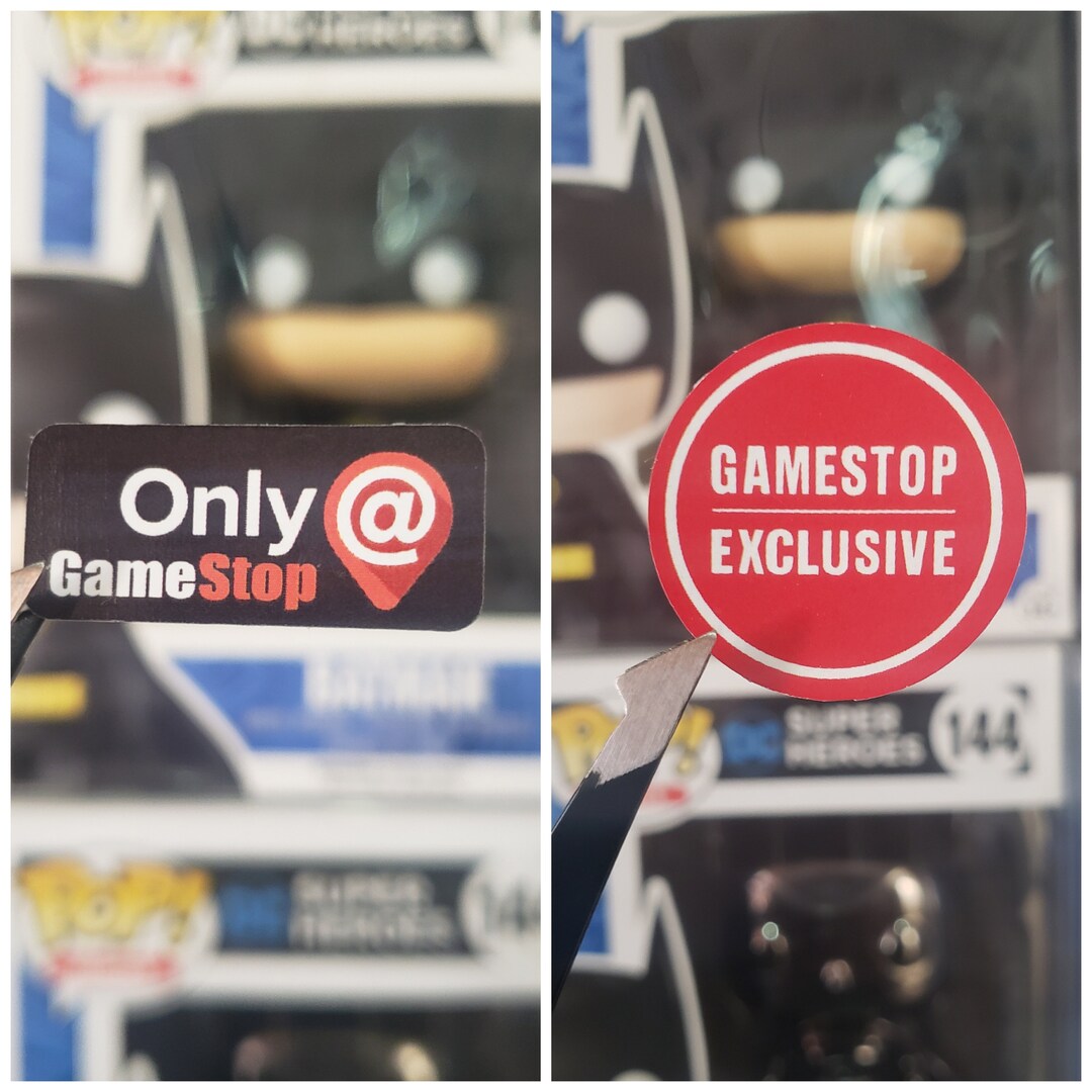 Stickers Exclusive Gamestop Black and Red Replacement for Etsy