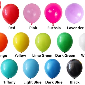 Latex Balloons Helium Quality Biodegradeable Premium Matte Colours 12-inch Pack of 5/10/15/20 pieces