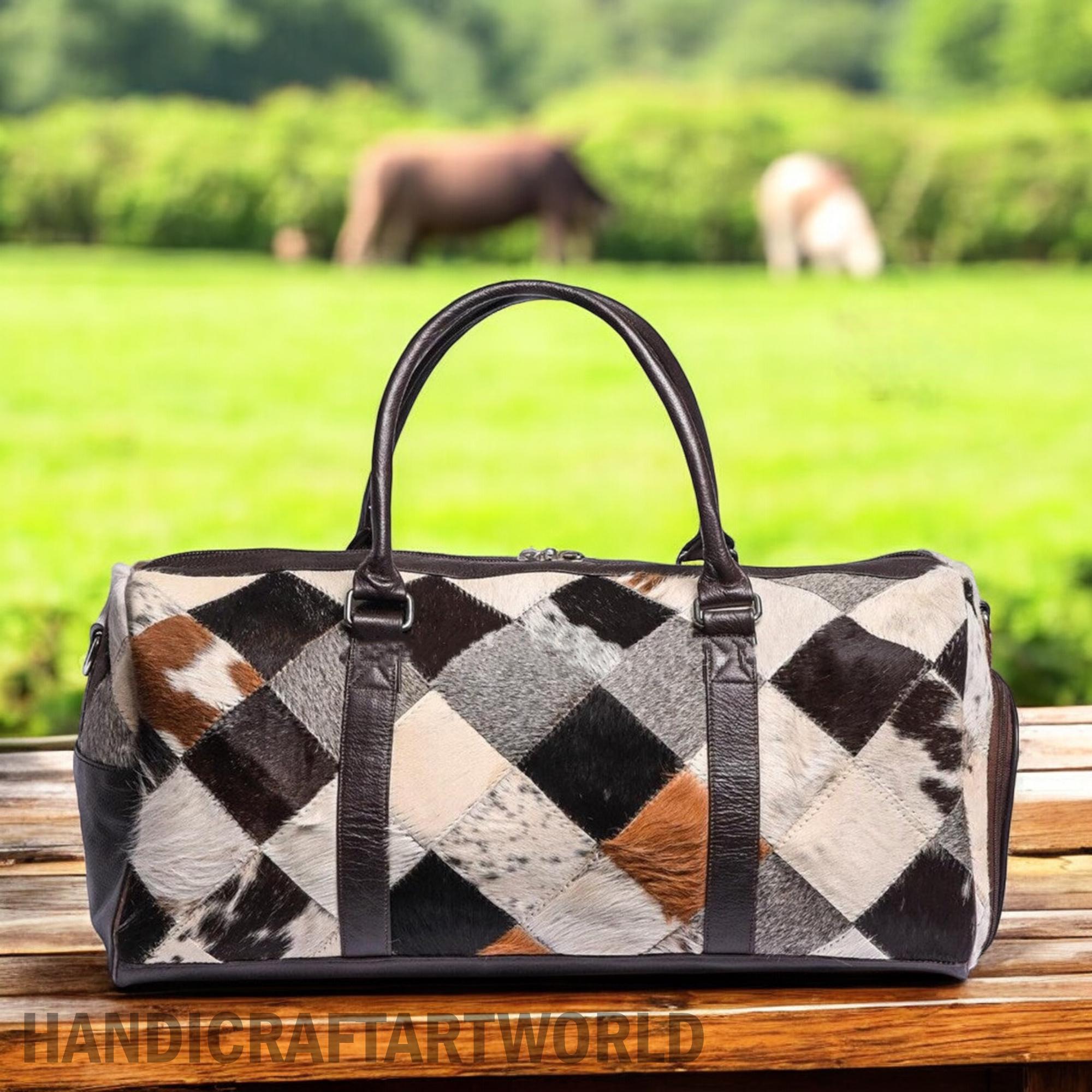 Patchwork bag leather sale