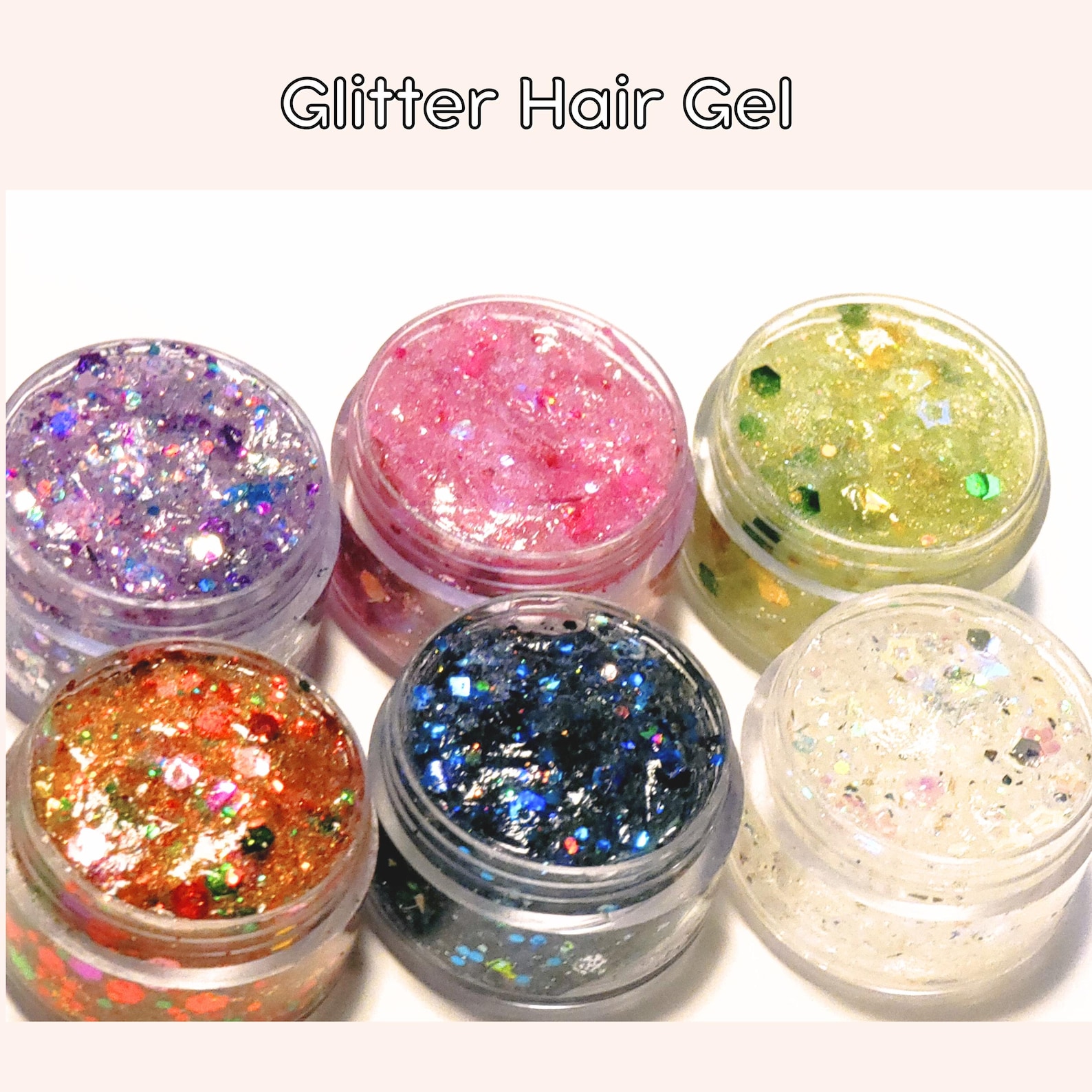 Glitter Hair Gel - Birthday Gift, Christmas Gift or New Years Gift Idea ...