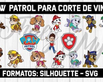 Paw patrol svg , paw patrol png , paw patrol pdf