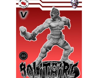 Solitario (miniatura de resina fundida)