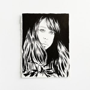 untitled girl | Mini Original Artwork