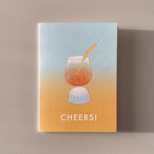 Cheers Orange Spritz Celebration Card | Birthday Card | Greeting Card | Blank Card