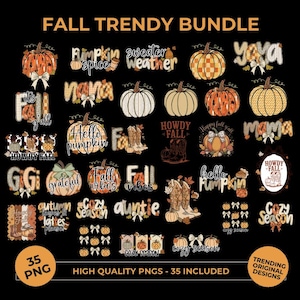 35 Fall Bundle Png, Fall Bundle Png, Autumn Bundle Png, Thanksgiving Bundle Png, Fall Mega Bundle Png, Fall Design Bundle, Pumpkin Bundle