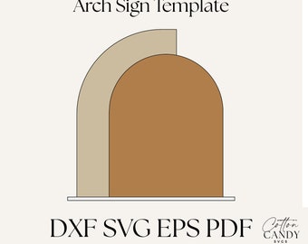 Arch Sign SVG Wedding Template - Social Media Sign - Half Arch Double Arch - DXF PNG Eps Glowforge Cricut - sailboard svg, Chiara arch svgs