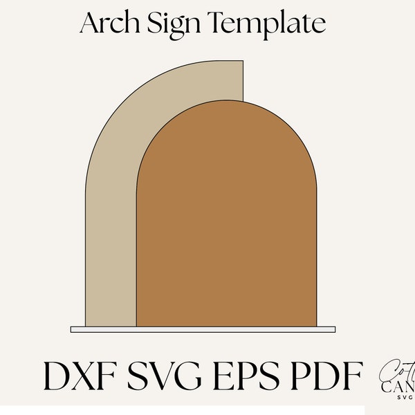 Arch Sign SVG Wedding Template - Social Media Sign - Half Arch Double Arch - DXF PNG Eps Glowforge Cricut - sailboard svg, Chiara arch svgs