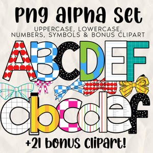 SCHOOL BUNDLE Hand Drawn Alphabet PNG,Back-to-School Summer Doodle Letters,Teacher Font,First Day of School Clipart,Kindergarten png,teacher