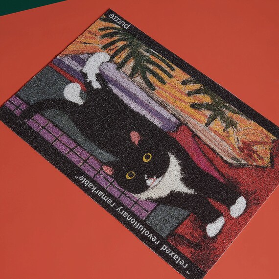 Large Cat Litter Trapper Litter Mat Easy to Clean Soft Touch w