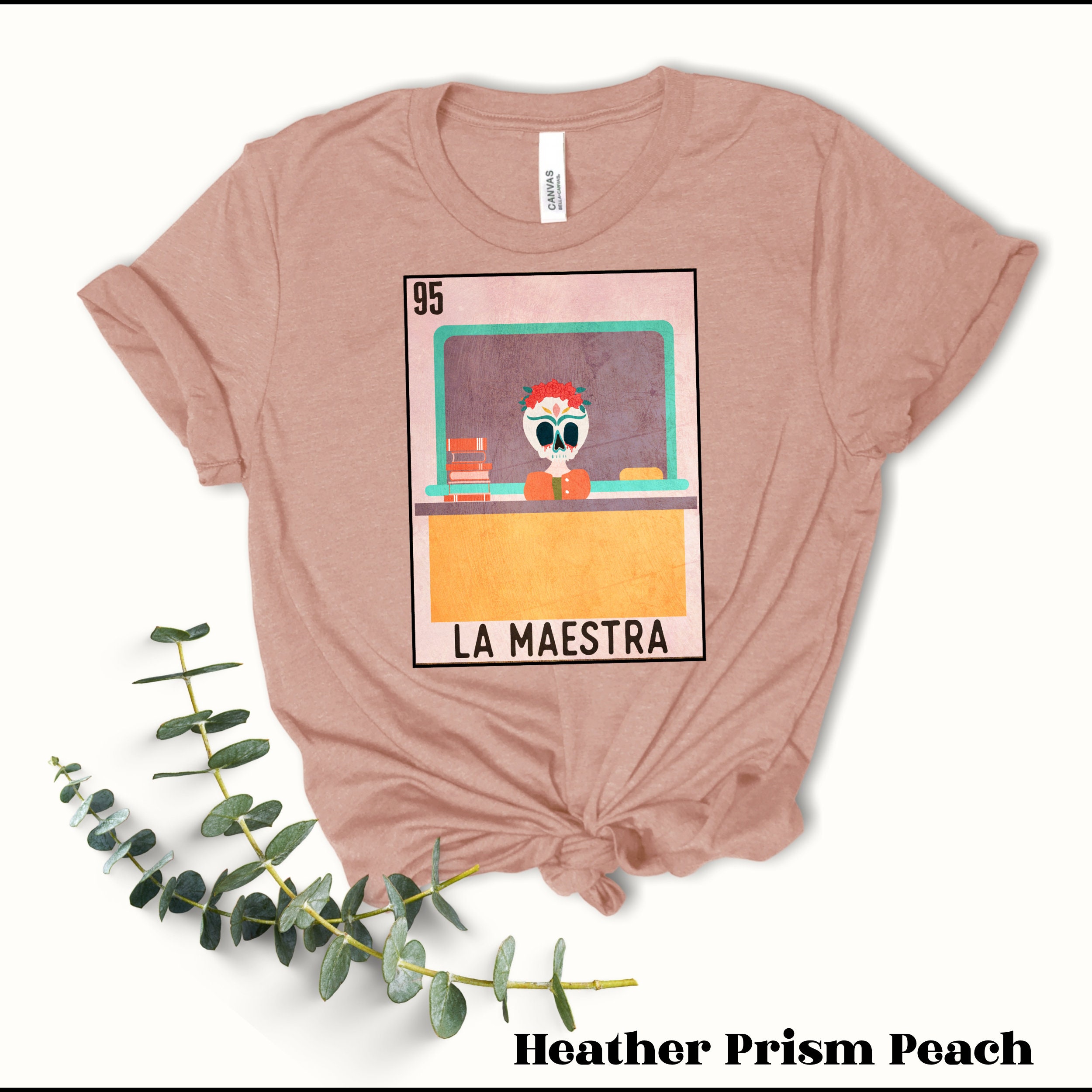 La Maestra Loteria Card T-shirt Spanish Teacher Shirt - Etsy