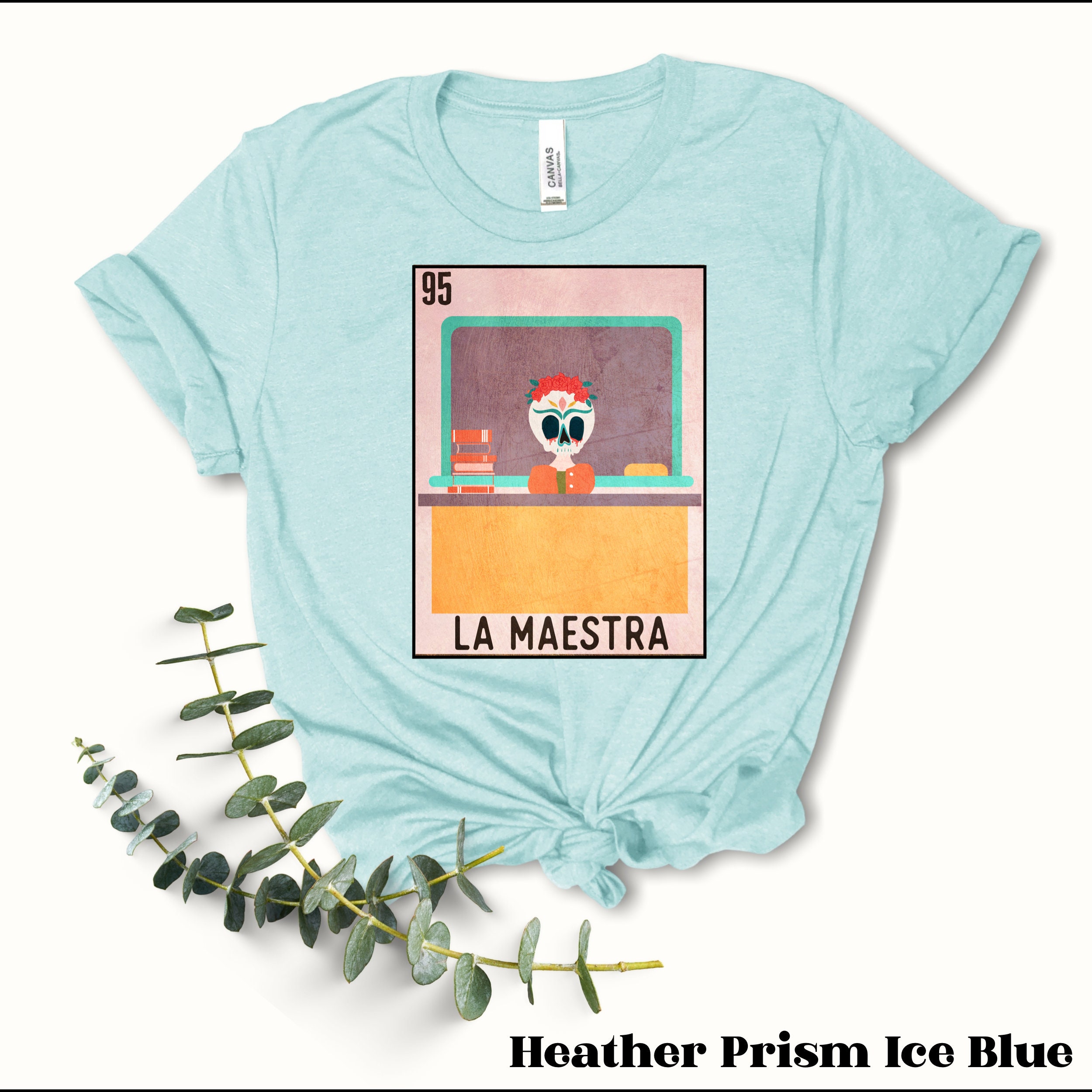 La Maestra Loteria Card T-shirt Spanish Teacher Shirt - Etsy