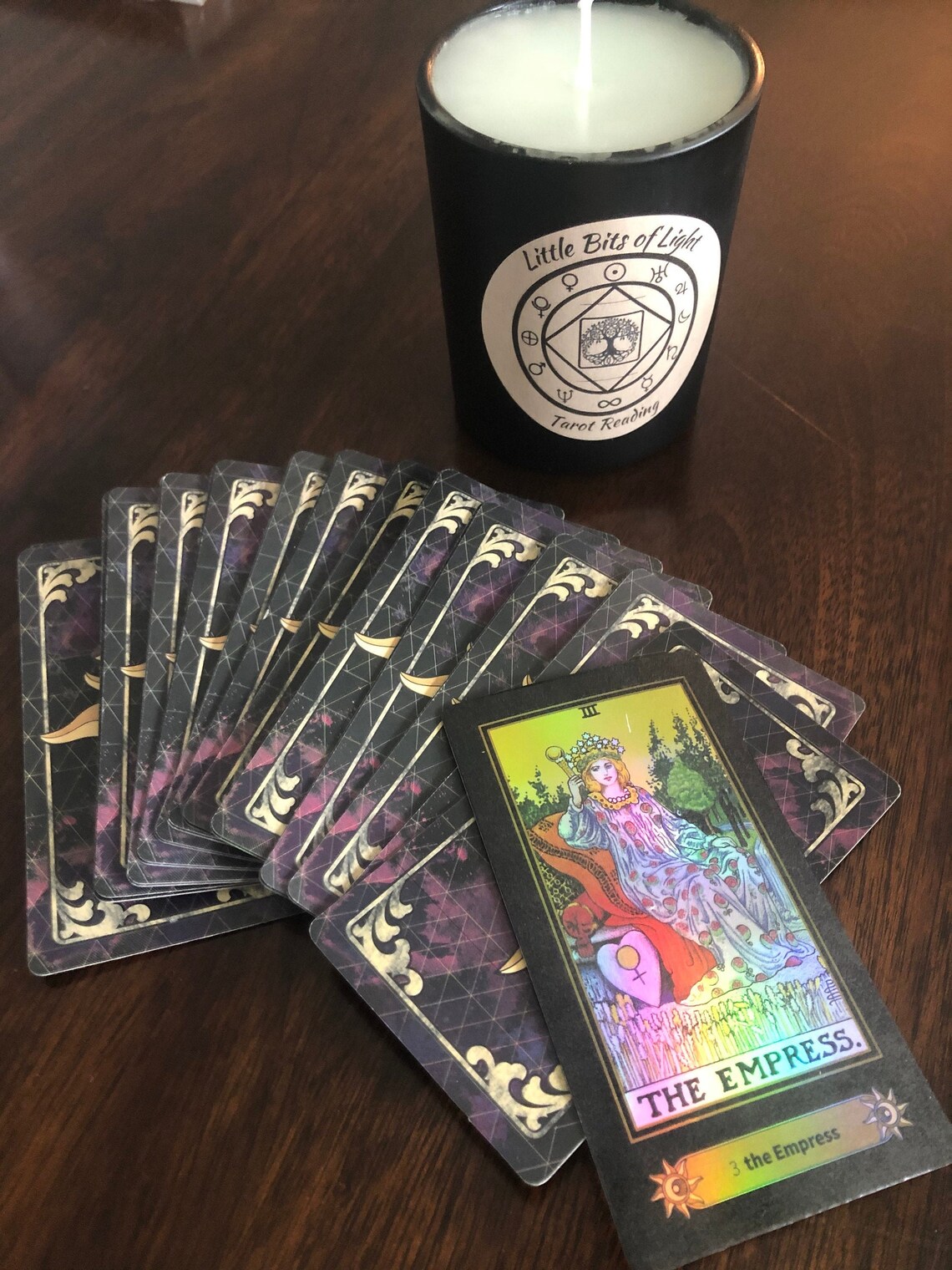 Tarot Reading Candle Etsy