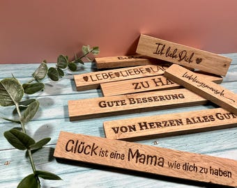 Bloques personalizados fáciles de pegar, bloques grabados con láser con espacios en blanco para grabar deseados para elaborar bloques de madera, Pascua, Día de la Madre, Día de San Valentín