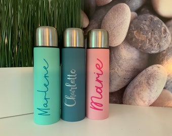 Botella térmica personalizada y jarra térmica personalizada con taza, jarra de acero inoxidable, jarra térmica