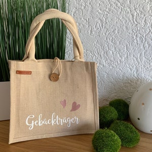 Shopper Mittel, Jute Tasche, Abschiedsgeschenk, Muttertags Geschenk,personalisiert