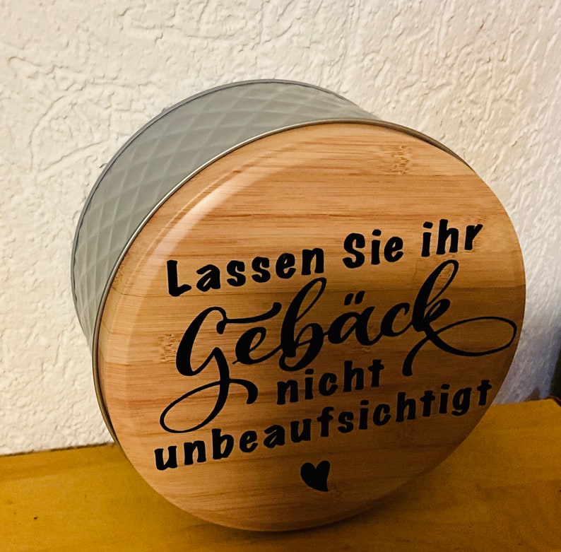 Abschiedsgeschenk, für selbstgebackenes, Keksdose , Quarantäne Geschenk Leckerli Lassen Sie ihr ….