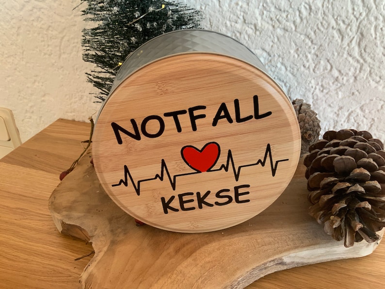 Abschiedsgeschenk, für selbstgebackenes, Keksdose , Quarantäne Geschenk Leckerli Bild 5