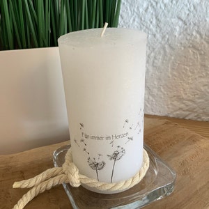 Kerze, Sternenkinderlicht, Erinnerungslicht, Gedenklicht, Trostlicht, personalisierte Kerze