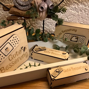 50. Geburtstag  Erste Hilfe Set Geschenkbox mit witzigen Sprüchen