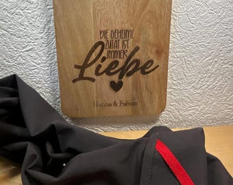 Tabla de cortar personalizada para boda, compromiso, mudanza