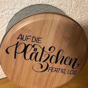 Abschiedsgeschenk, für selbstgebackenes, Keksdose , Quarantäne Geschenk Leckerli Auf die Plätzchen