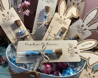 Regalo de dinero personalizado Conejito de Pascua Cumplidor de deseos