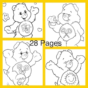 Care bear printable coloring pages-