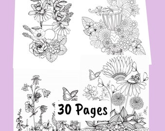Flower Printable Coloring Pages