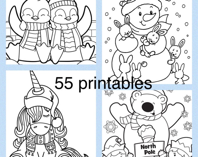 Seasons Summer Printable Coloring Pages-instant Download- - Etsy Canada