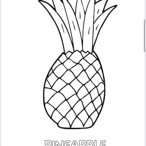 Fun kawaii Fruit 15 printable coloring pages-instant | Etsy