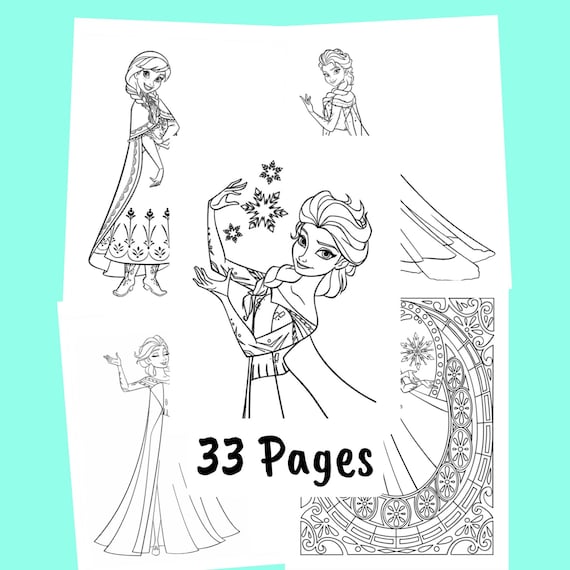 86 Princess Coloring Pages Elsa Anna  Best HD