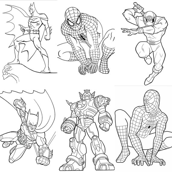 Share 80 best superhero coloring pages , download and print for free