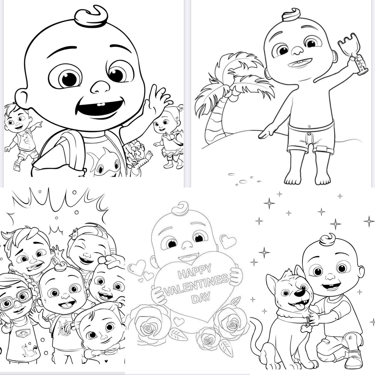 Cocomelon Coloring Pages Pdf Cocomelon 45 Printable Coloring Pages