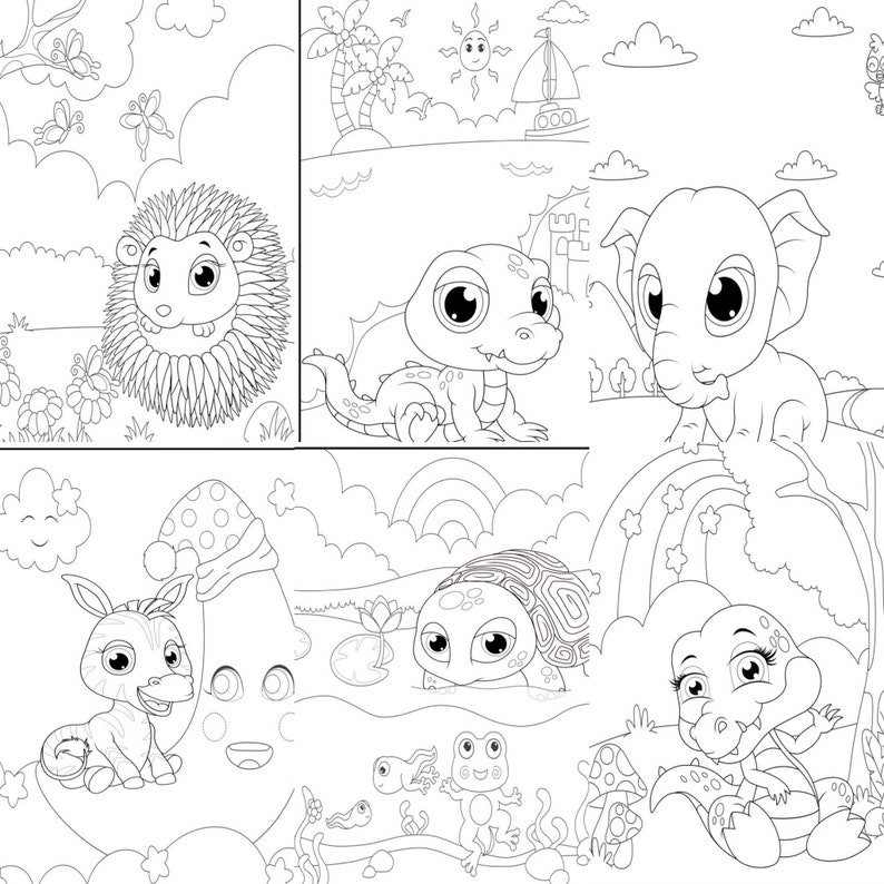 baby animals coloring pages preepy